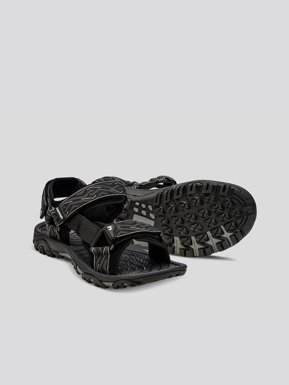 Hannah Szürke és fekete férfi outdoor szandál Hannah Belt Belt