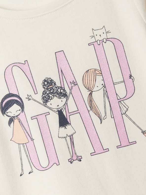 GAP Baby póló Gap logóval GAP