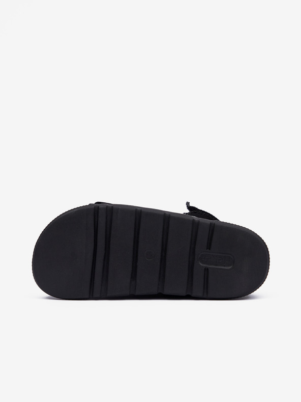 Rieker Fekete női platformszandál Rieker