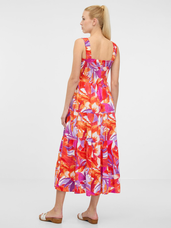 Orsay ORSAY sötét rózsaszín női maxi ruha