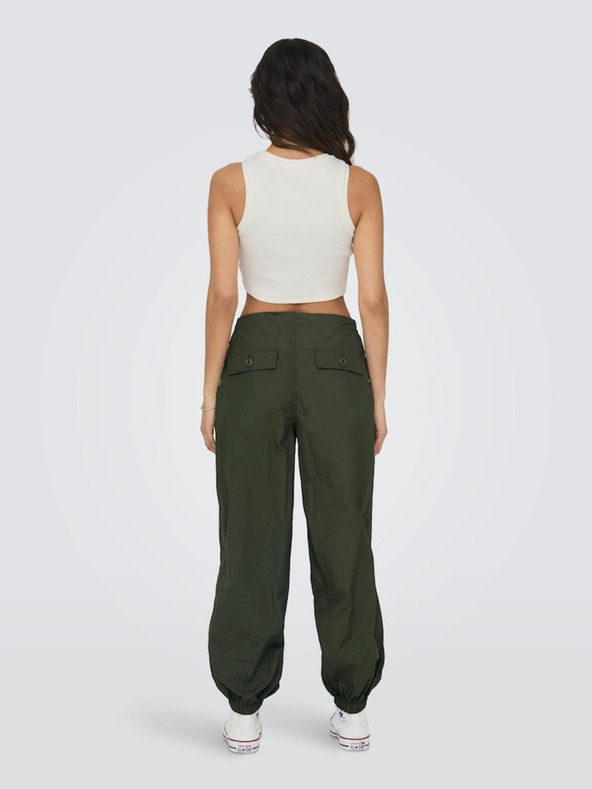 ONLY Fehér női crop top tank top ONLY Vilma