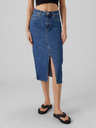 Vero Moda Kék Női farmer midi szoknya Vero Moda Veri Vero Moda Veri