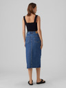 Vero Moda Kék Női farmer midi szoknya Vero Moda Veri Vero Moda Veri