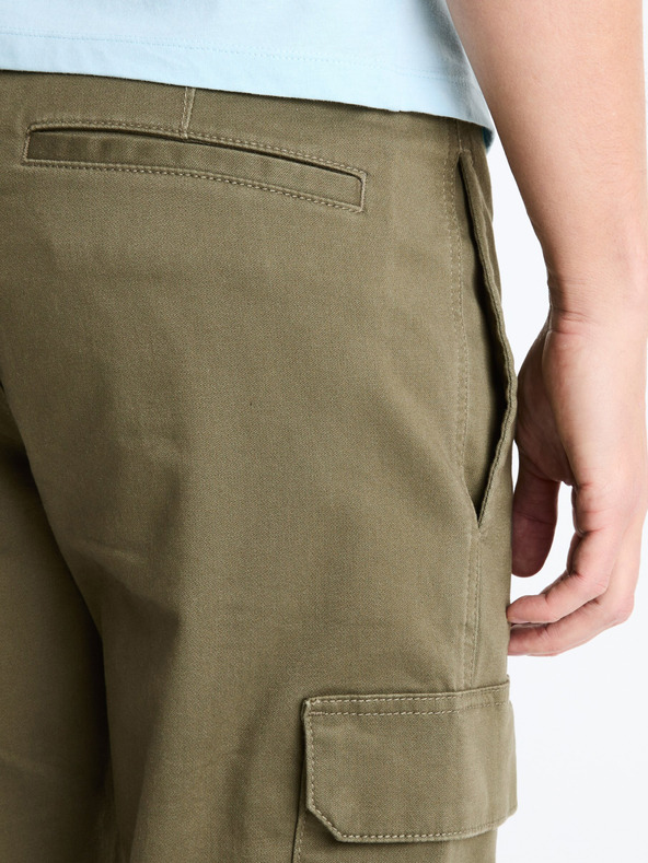 Celio Khaki színű férfi cargo nadrág Celio Dolyte