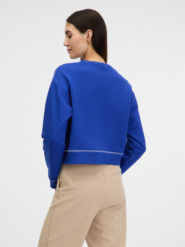 Scotch & Soda Sötétkék női rövid pulóver Scotch & Soda