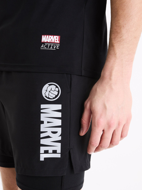 Celio Fekete Celio Marvel Hulk sport rövidnadrág