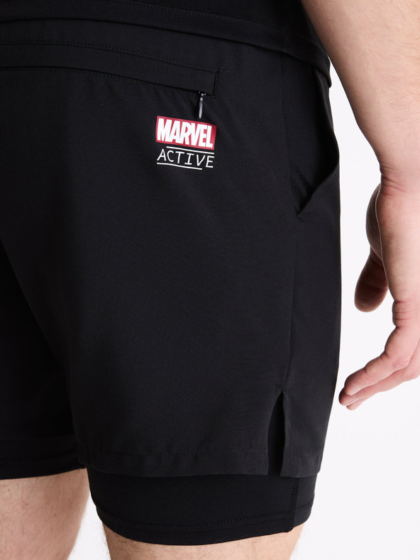 Celio Fekete Celio Marvel Hulk sport rövidnadrág