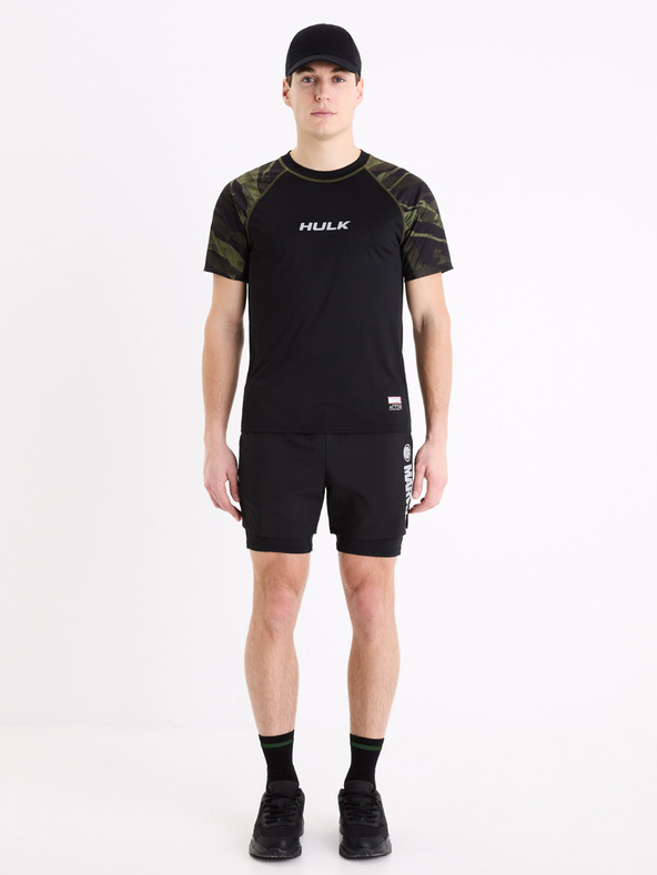 Celio Fekete Celio Marvel Hulk sport rövidnadrág