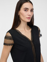Orsay ORSAY fekete női póló rövid ujjal