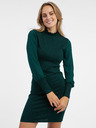 Orsay ORSAY sötétzöld női kötött ujjú ruha