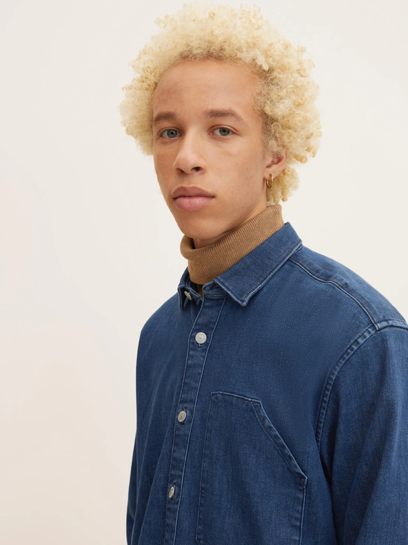 Tom Tailor Denim Kék férfi Tom Tailor farmer ing