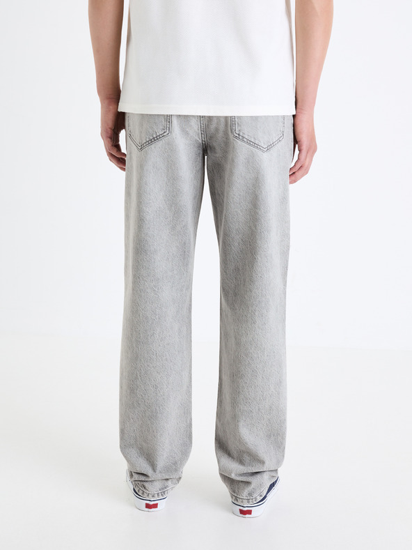 Celio Szürke férfi laza szabású farmernadrág Celio C75 Foloose