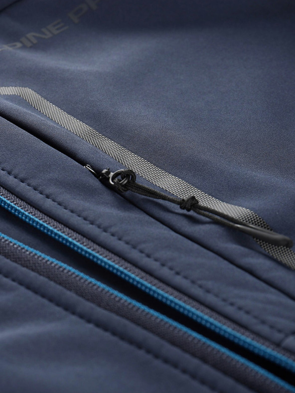 ALPINE PRO Kék férfi Alpine Pro HOOR softshell dzseki