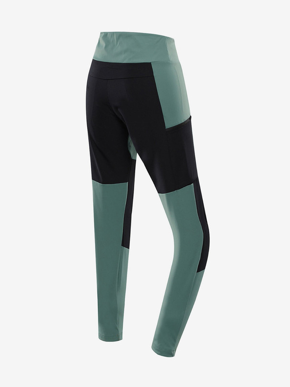 ALPINE PRO Zöld Alpine Pro női outdoor leggings RENZA zöld Alpine Pro női outdoor leggings