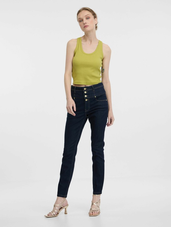 Orsay ORSAY sötétkék női szűk farmernadrág