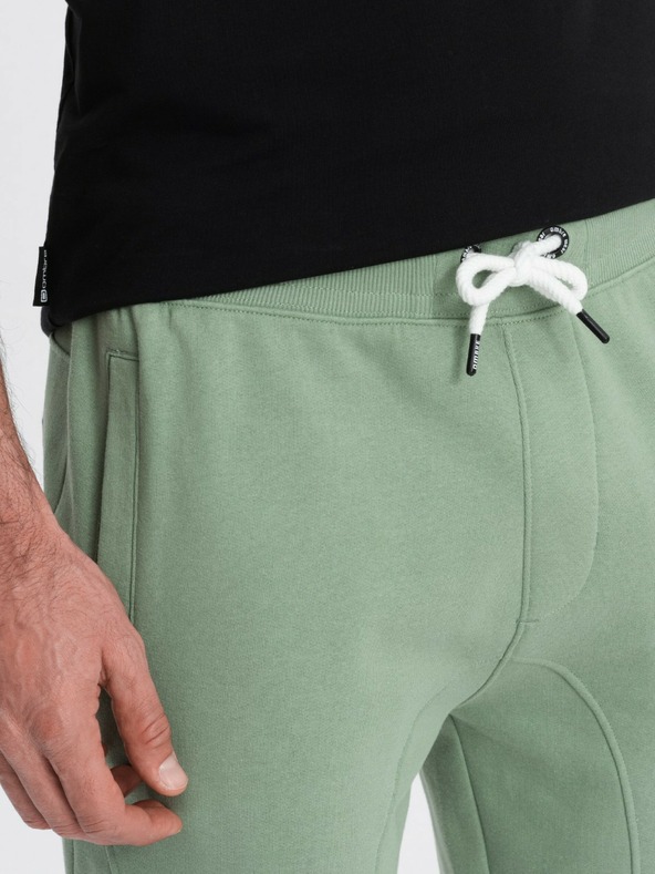 Ombre Clothing Zöld férfi jogger melegítőnadrág Ombre Ruházat