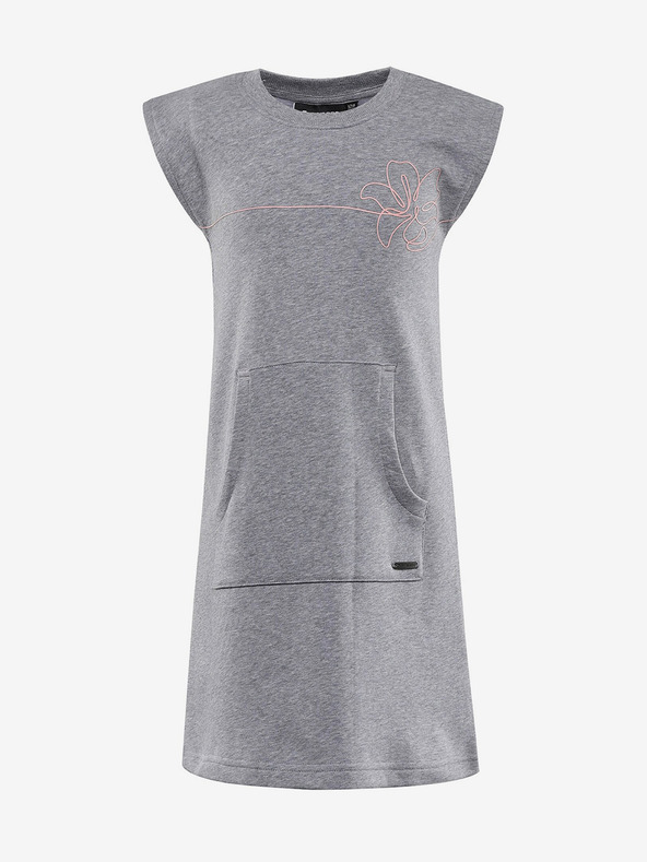 ALPINE PRO Szürke lányruha Alpine Pro HUDERO