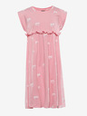 NAX Rózsaszín lányoknak mintás ruha NAX Eseqo