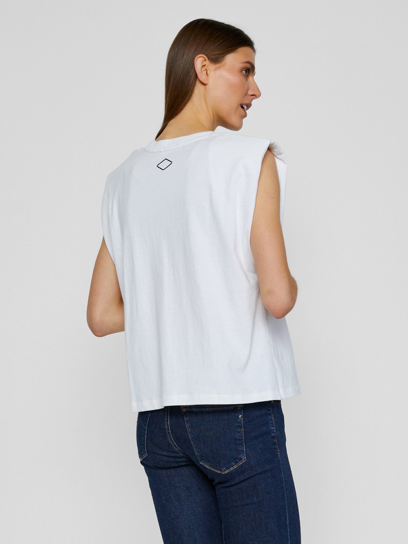 Replay Fehér női nyomtatott póló Replay