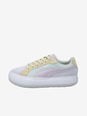 Puma Sárga és szürke női tornacipő velúr részletekkel Puma Suede Mayu