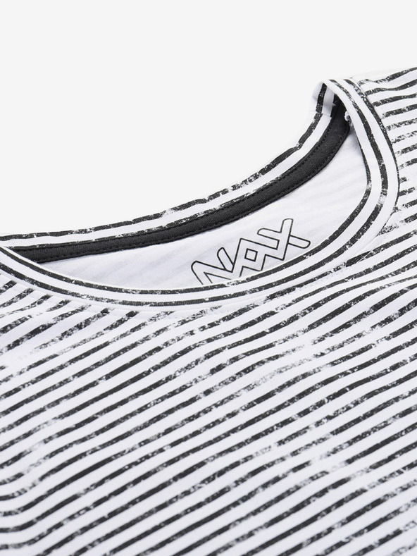 NAX Fekete férfi NAX Ovex mintás férfi póló