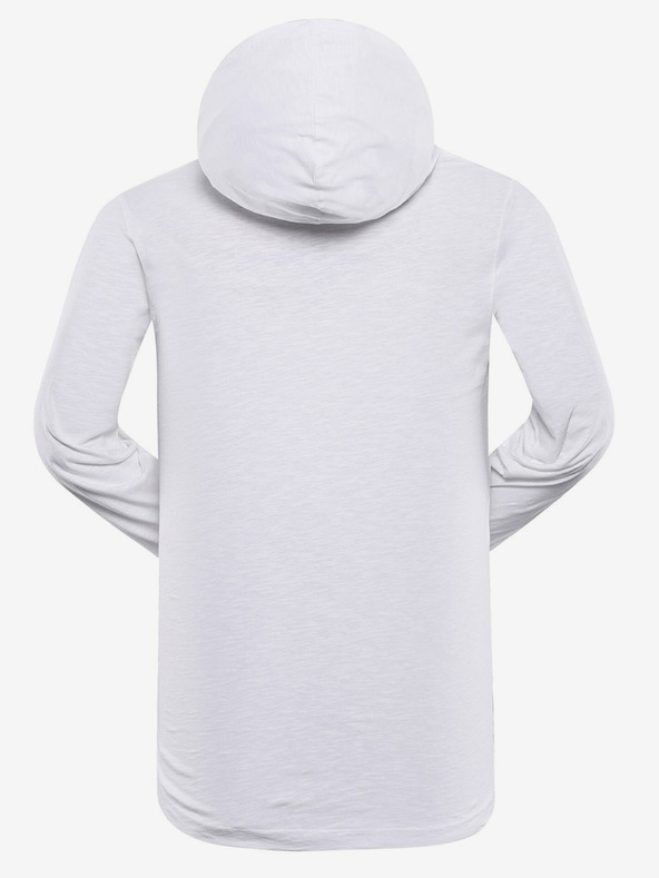 NAX Fehér férfi NAX Komer kapucnis póló