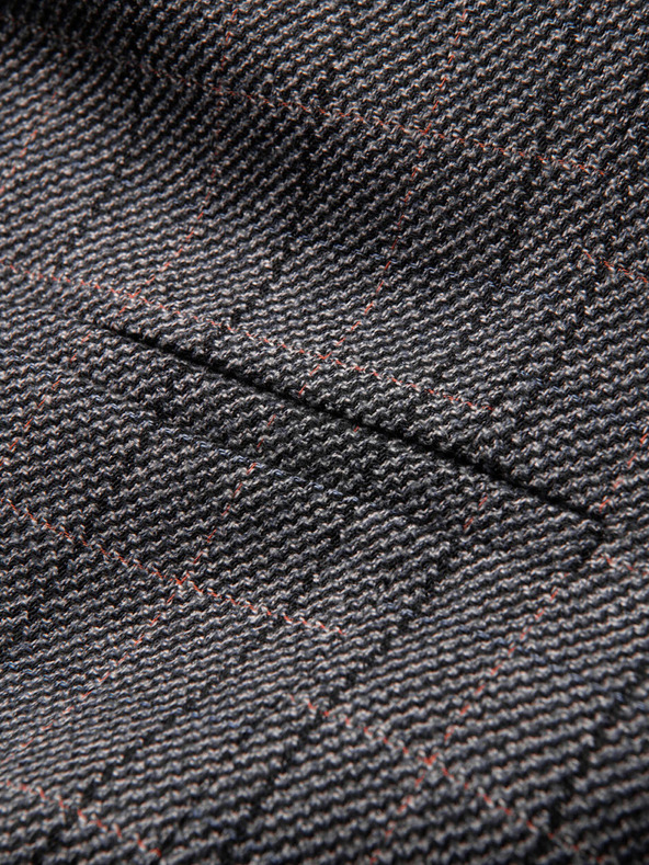 Ombre Clothing Szürke férfi jacquard blézer Ombre ruházat