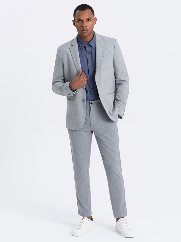 Ombre Clothing Szürke férfi zakó Ombre Ruházat