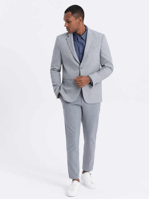 Ombre Clothing Szürke férfi zakó Ombre Ruházat