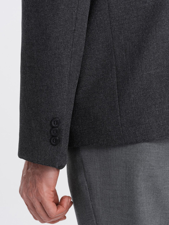 Ombre Clothing Sötétszürke férfi dzseki Ombre Clothing