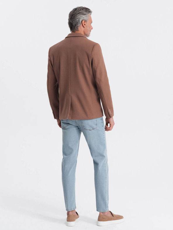 Ombre Clothing Barna férfi zakó Ombre Ruházat