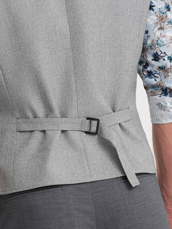 Ombre Clothing Világosszürke férfi öltönyzakó gallérral Ombre Clothing Ombre Clothing