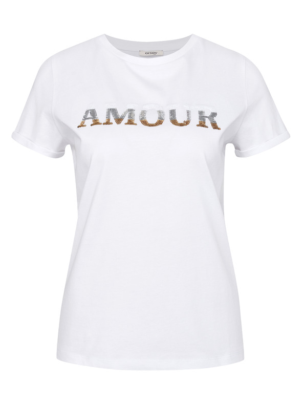 Orsay ORSAY fehér női rövid ujjú póló