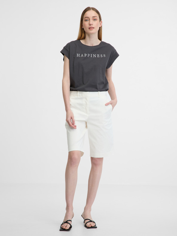 Orsay ORSAY sötétszürke női rövid ujjú póló