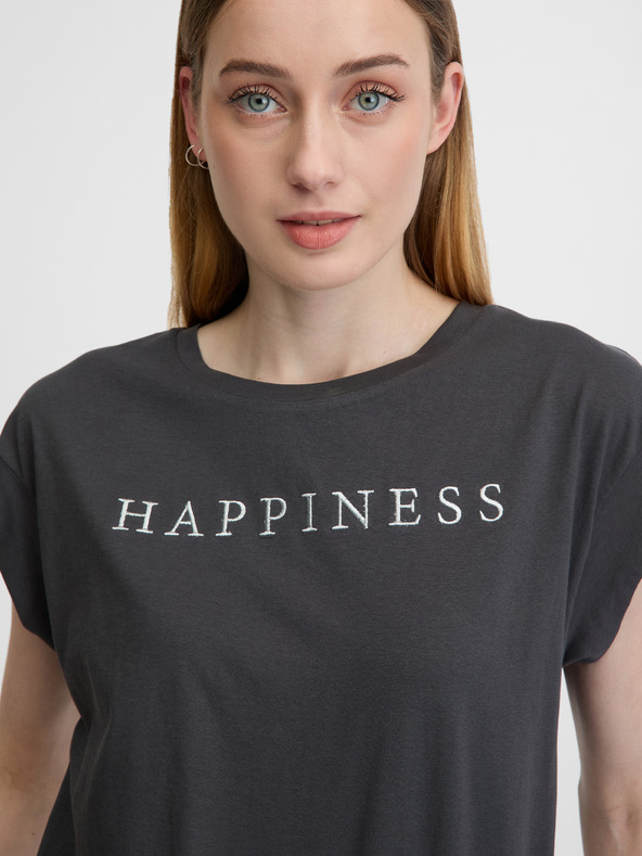 Orsay ORSAY sötétszürke női rövid ujjú póló