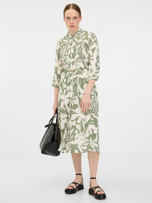 Orsay ORSAY khaki női midi ingruha