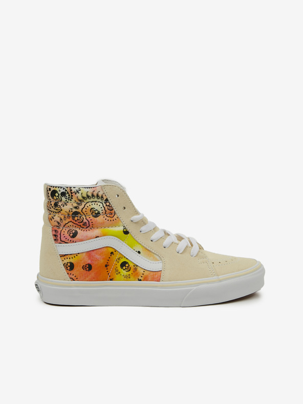 Vans Krémszínű női boka edzőcipő Vans Sk8-Hi Orng