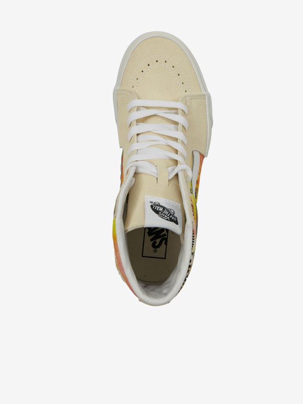 Vans Krémszínű női boka edzőcipő Vans Sk8-Hi Orng