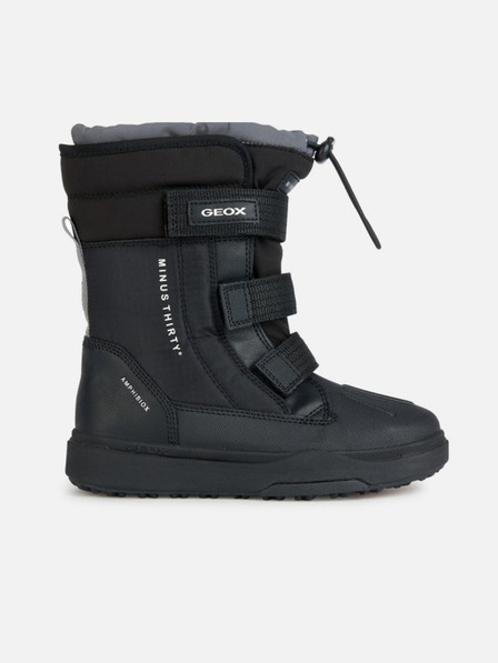 Geox Fekete fiú téli cipő Geox Bunshee Pg B A
