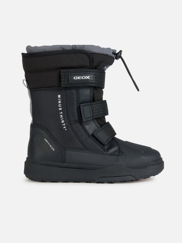 Geox Fekete fiú téli cipő Geox Bunshee Pg B A