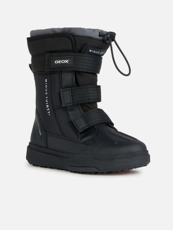 Geox Fekete fiú téli cipő Geox Bunshee Pg B A