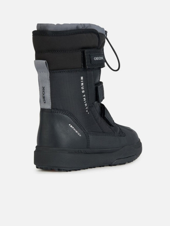 Geox Fekete fiú téli cipő Geox Bunshee Pg B A
