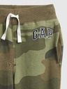 GAP Gyerek fleece sportnadrág logóval army GAP