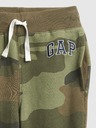 GAP Gyerek fleece sportnadrág logóval army GAP