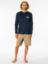 Rip Curl Sötétkék Férfi nyomtatott póló Rip Curl