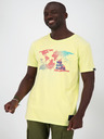 Alife and Kickin Alife and Kickin sárga férfi nyomtatott póló