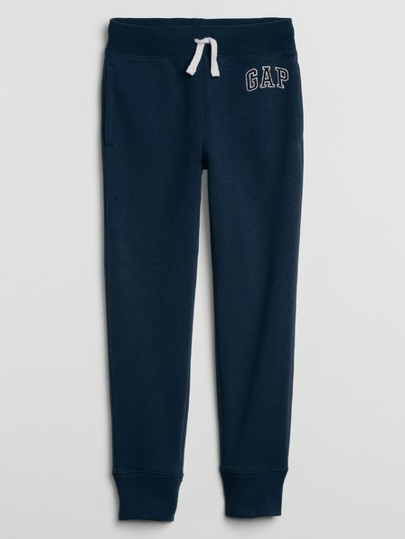 GAP Gyerek fleece sportnadrág logóval army GAP