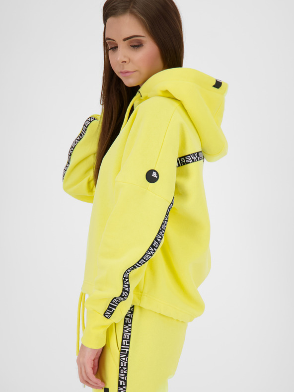 Alife and Kickin Sárga női Alife and Kickin kapucnis pulóver