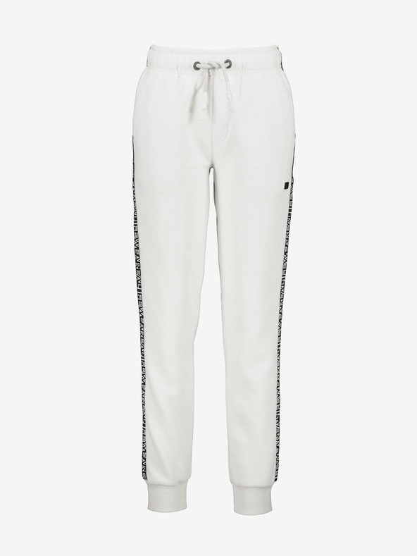 Alife and Kickin Fehér női melegítőnadrág Alife and Kickin hajtókával