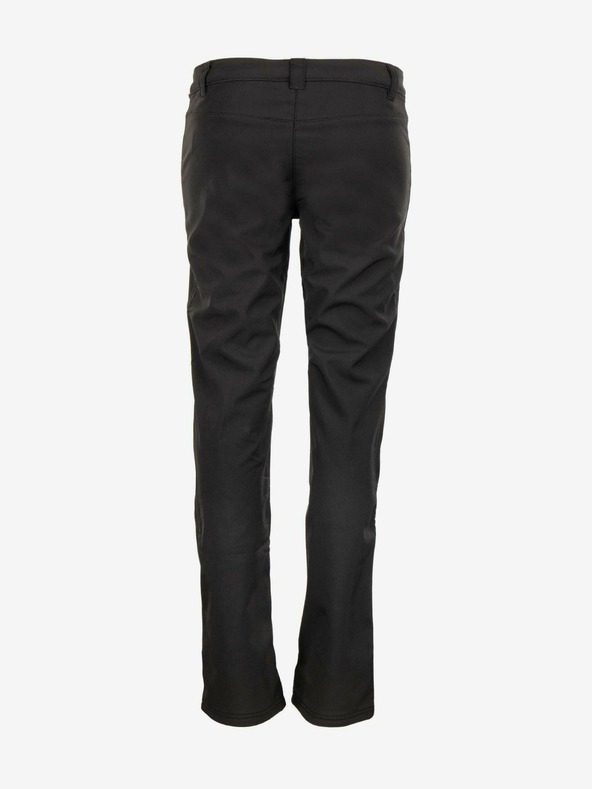 ALPINE PRO Fekete női softshell nadrág ALPINE PRO SUNA